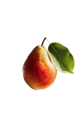 pear on white background
