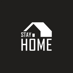 stay home and save lives poster design