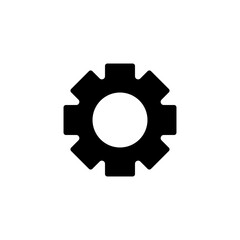 Gear icon. Vector symbol gear