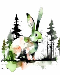 drawn hare