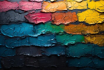 a close up of paint