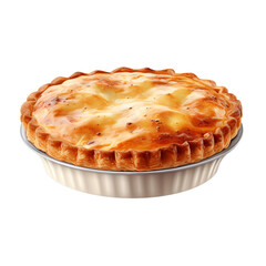 Rappie Pie isolated on transparent background