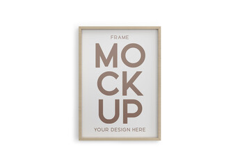 Wooden Frame Mockup
