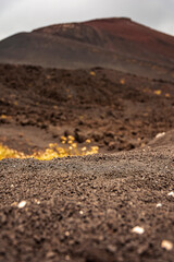 the lunar beauty that the peaks of the Etna volcano in Sicily offer	