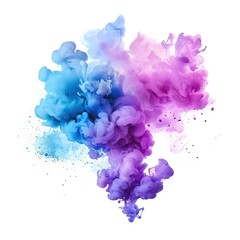 A dynamic burst of ink in water, capturing the motion and fluidity of the pigments