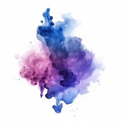 A dynamic burst of ink in water, capturing the motion and fluidity of the pigments