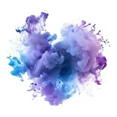 A dynamic burst of ink in water, capturing the motion and fluidity of the pigments