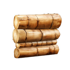 Piece of bamboo trunk png