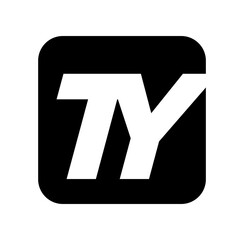 TY brand monogram