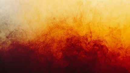 Red and Yellow Background With Smoke