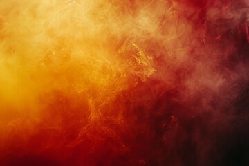 Obraz na płótnie Canvas Red and Yellow Background With Smoke