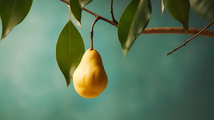 Fresh ripe pears, fruit background