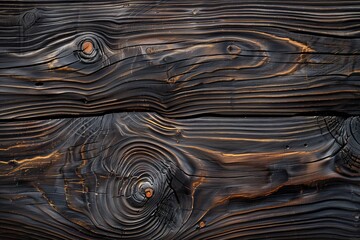 Close Up of Wooden Surface With Knots - obrazy, fototapety, plakaty