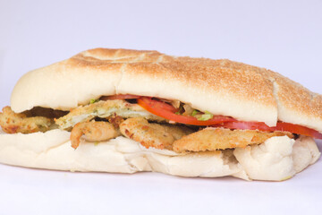 Golden Crunch: Delicious Chicken Milanese Sandwich