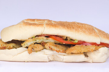 Golden Crunch: Delicious Chicken Milanese Sandwich