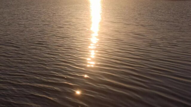 wave pattern in the river