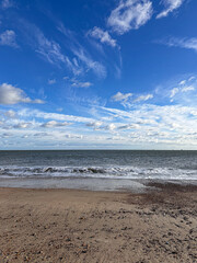 beach in the morning