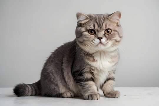 In this image, a beautiful vector illustration of an adorable cat with a charming and friendly gaze is showcased