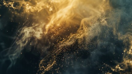 abstract background cinematic shot. Dust background, clouds particles