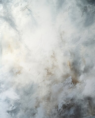 Abstract background with textured gradient soft pastel grey and white with distressed paint strokes, stucco wall with marks