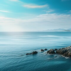 Fototapeta premium seascape. background. space for text 