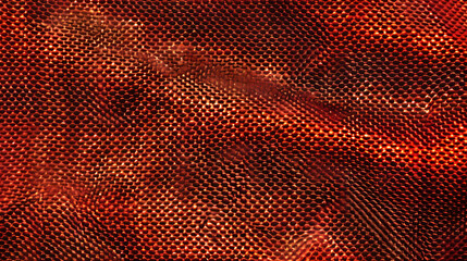 Close Up View of a Red Cloth