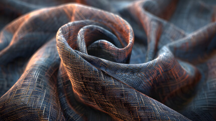 Detailed Close Up of Fabric Texture