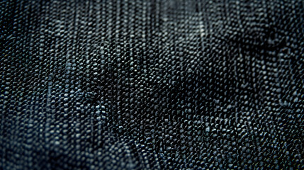 Close Up View of Black Fabric