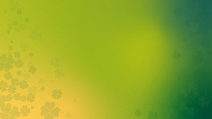 Grainy gradient in green, st patricks days color background with grainy effect