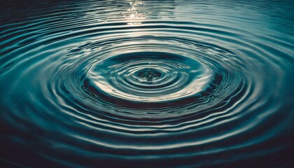concentric ripples in water