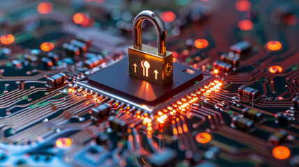 Endpoint Security is a crucial aspect of cyber defense, providing protection at device level from threats, data breaches, and unauthorized access. The integrity of network systems. - obrazy, fototapety, plakaty