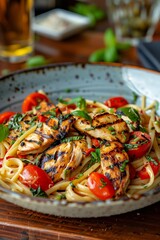 Gourmet Grilled Chicken Penne Pasta Delight