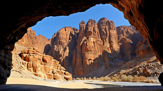 Exotic canyons with numerous caves and gorges, where crystal clean streams and waterfalls cre
