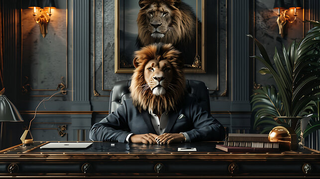 lion as boss