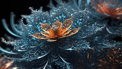 Magical Fantastic Metallic Flowers
