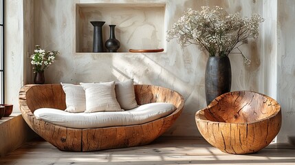 wooden furnishings