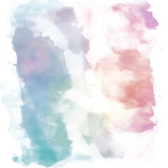 Pastel Watercolor Clipart Collection - Transparent Background