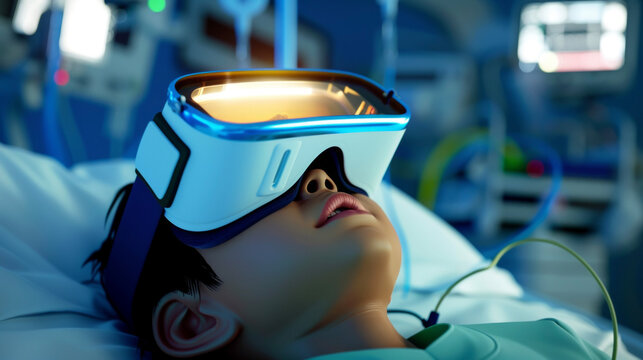 A virtual reality module focused on pediatric emergency care where healthcare professionals can practice responding to various emergencies such as choking or seizures on a