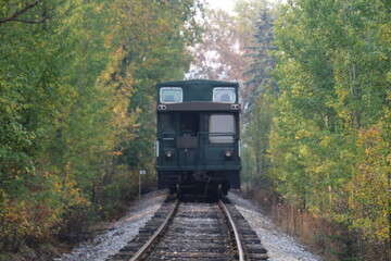 train in the countryside, Fort Edmonton Park, Edmonton, Alberta