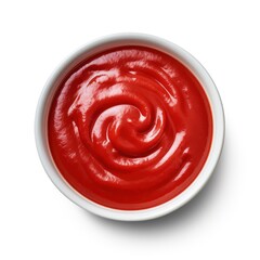 a bowl of ketchup