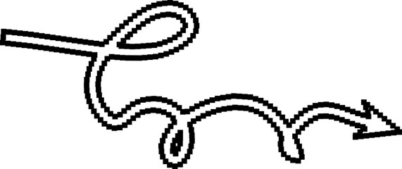 Arrows pixel different shapes and directions