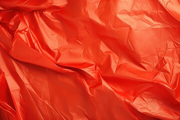 a red wrinkled paper