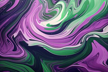 a colorful swirls of paint