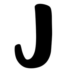 The letter J (Png)