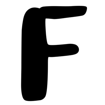 The letter F (Png)