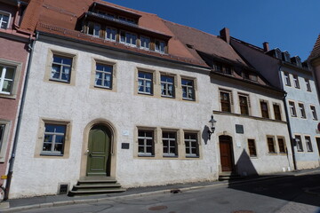 Fototapeta na wymiar Altstadt in Freiberg in Sachsen
