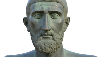 a statue of a man with a beard