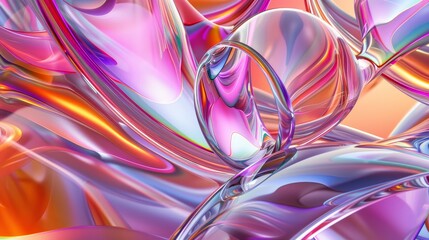 This image offers a bold display of colorful folded forms with brilliant reflections, evoking energy and creativity