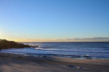 Sunrise over the beach
