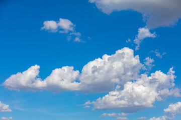 Beautiful and traditional clouds in the blue sky